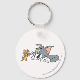 Tom och Jerry gör ansikten Nyckelring
