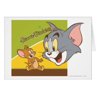 Tom och Jerry Hanna Barbera logotyp Hälsningskort