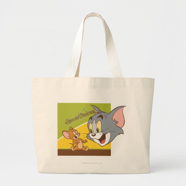 Tom och Jerry Hanna Barbera Logotyp Jumbo Tygkasse (Framsidan)