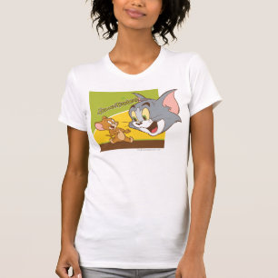 Tom och Jerry Hanna Barbera logotyp Tee Shirt