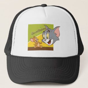 Tom och Jerry Hanna Barbera logotyp Truckerkeps