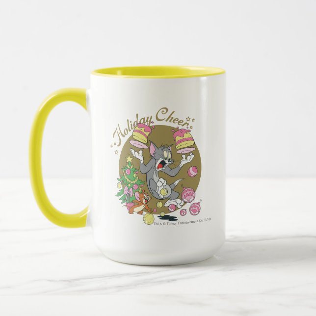 Tom och Jerry Helgdag Cheer Mugg (Vänster)