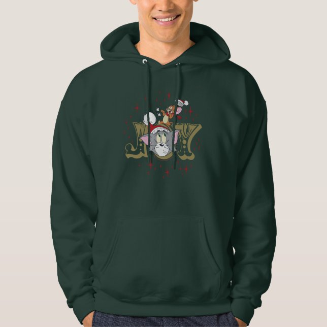 Tom och Jerry Helgdag Joy Hoodie (Framsida)