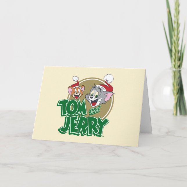 Tom och Jerry Helgdag Logotyp Helgkort (Framsida)