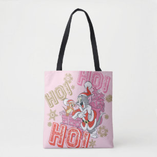 Tom och Jerry "Ho! Ho! Ho!" Santa Gift Delivery Tygkasse