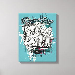 Tom och Jerry Hollywood CA Canvastryck