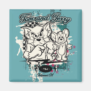 Tom och Jerry Hollywood CA Magnet