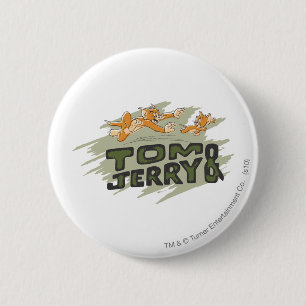 Tom och Jerry jaktlogotyp Knapp