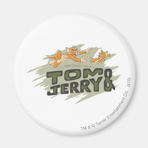 Tom och Jerry jaktlogotyp Magnet
