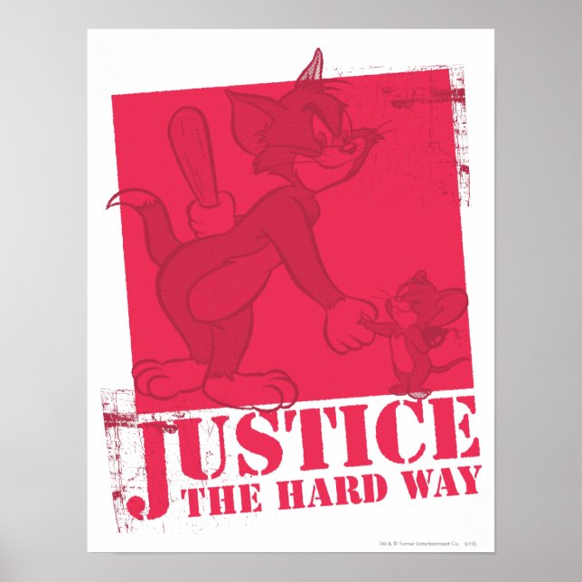Tom och Jerry Justice Hårda vägen Poster (Framsidan)