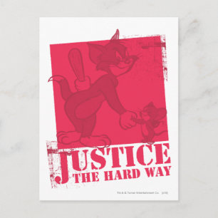 Tom och Jerry Justice Hårda vägen Vykort