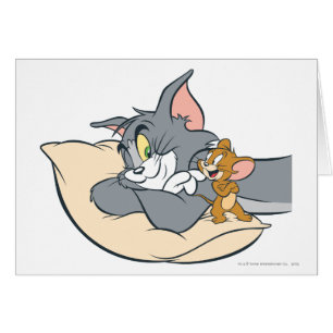 Tom och Jerry kudder på Hälsningskort