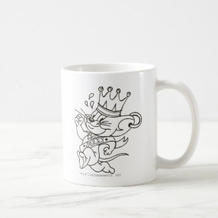 Tom och Jerry kung Jerry Kaffemugg