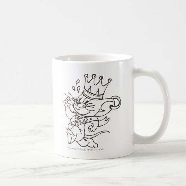 Tom och Jerry Kung Jerry Kaffemugg (Höger)