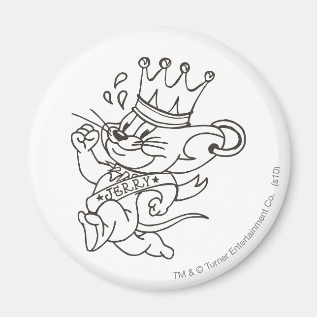 Tom och Jerry Kung Jerry Magnet (Framsidan)