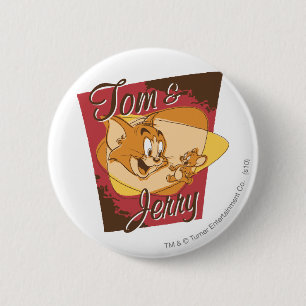 Tom och Jerry Logo 2 Knapp