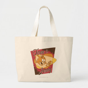 Tom och Jerry logotyp 2 Jumbo Tygkasse