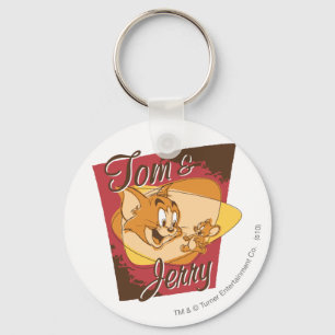 Tom och Jerry logotyp 2 Nyckelring