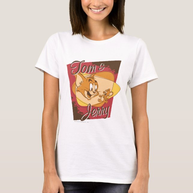 Tom och Jerry Logotyp 2 T Shirt (Framsida)