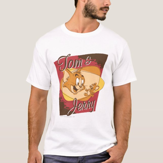 Tom och Jerry Logotyp 2 T-shirt (Framsida)