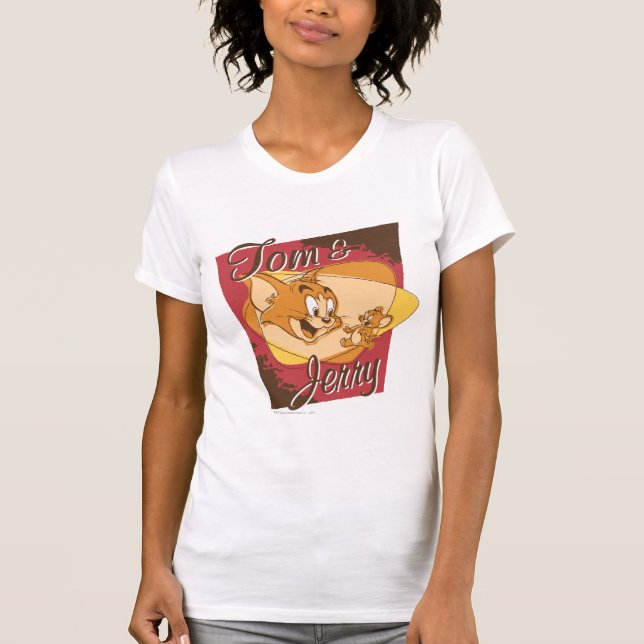 Tom och Jerry Logotyp 2 T Shirt (Framsida)