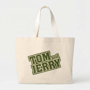 Tom och Jerry logotyp 3 Jumbo Tygkasse