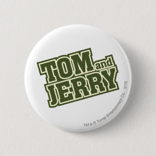 Tom och Jerry logotyp 3 Knapp