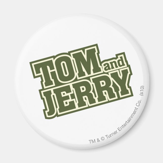 Tom och Jerry Logotyp 3 Magnet (Framsidan)
