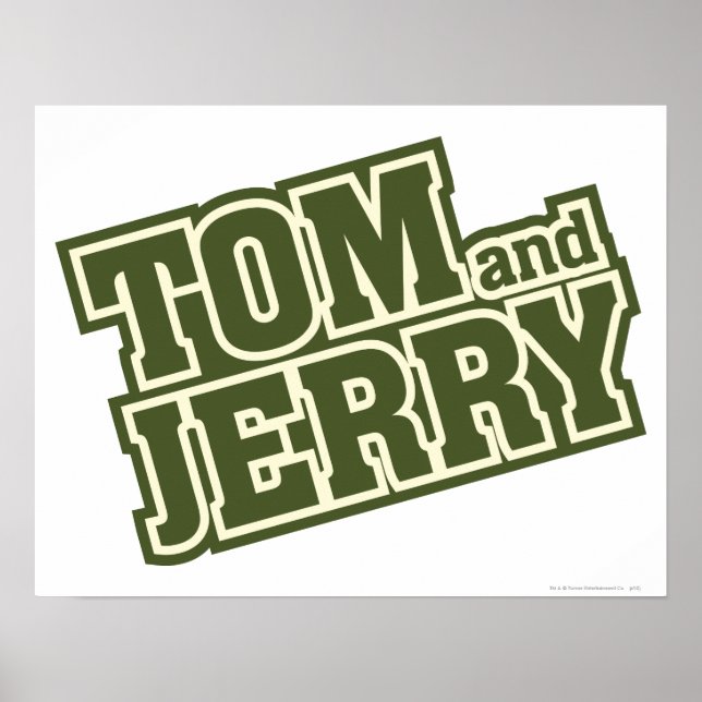 Tom och Jerry Logotyp 3 Poster (Framsidan)