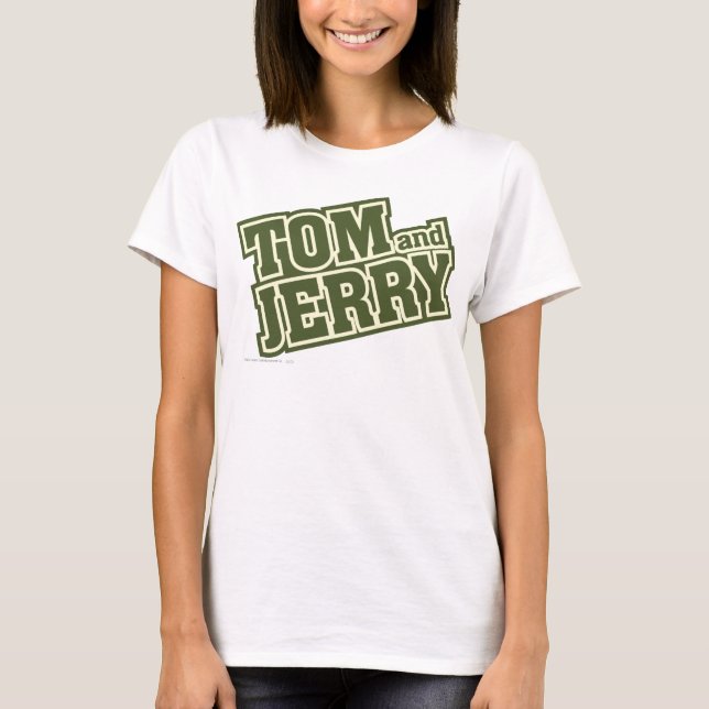 Tom och Jerry Logotyp 3 T-shirt (Framsida)