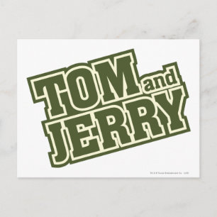 Tom och Jerry Logotyp 3 Vykort