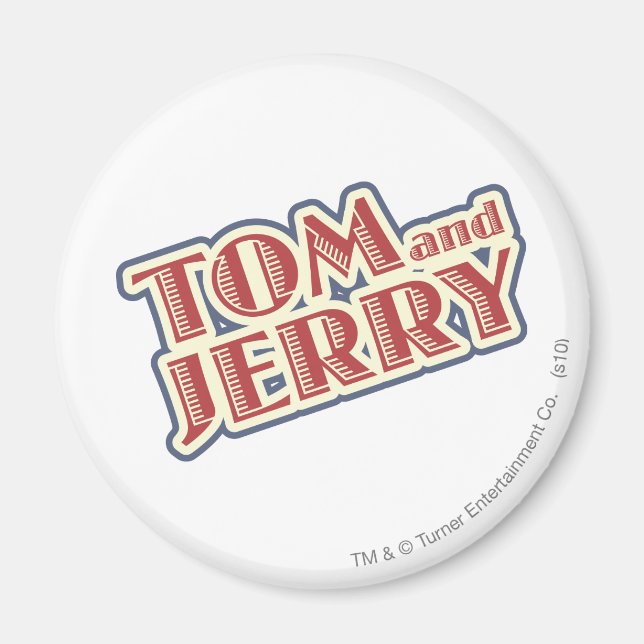 Tom och Jerry Logotyp Magnet (Framsidan)