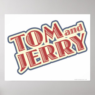 Tom och Jerry Logotyp Poster
