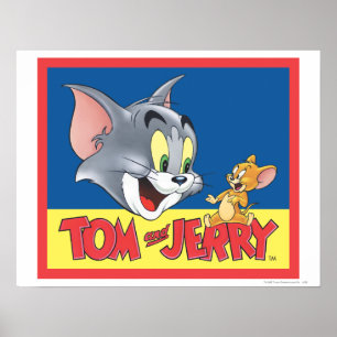 Tom och Jerry Logotyp Shaded Poster