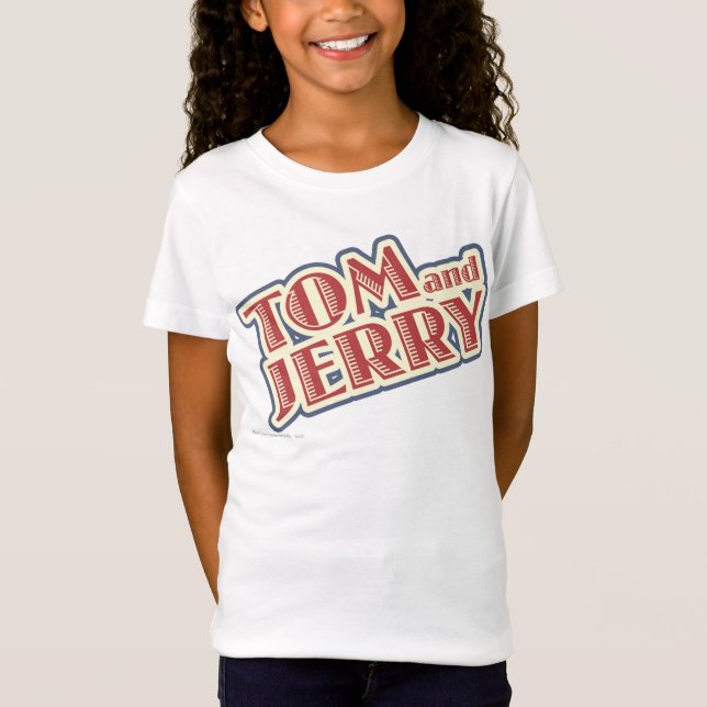 Tom och Jerry Logotyp T Shirt (Framsida)