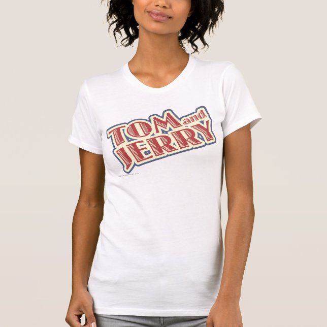 Tom och Jerry Logotyp Tee Shirt (Framsida)