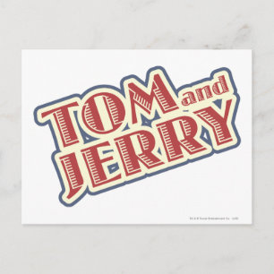 Tom och Jerry Logotyp Vykort