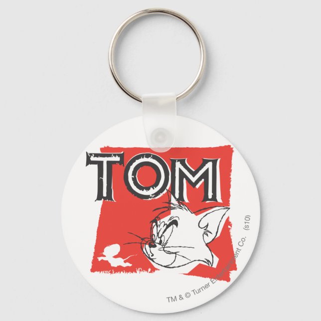 Tom och Jerry Mad Cat Nyckelring (Framsida)