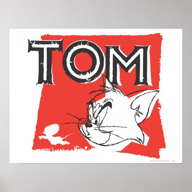Tom och Jerry Mad Cat Poster (Framsidan)