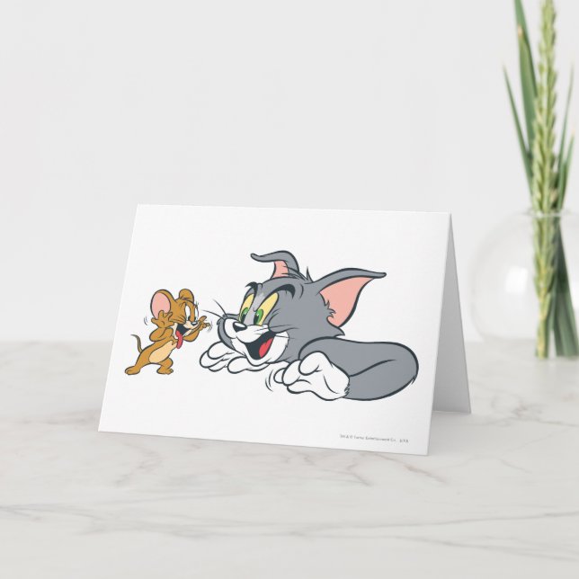 Tom och Jerry Make Ansikte Kort (Framsida)