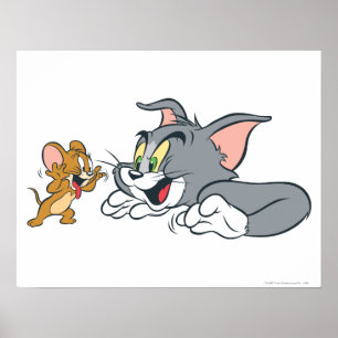 Tom och Jerry Make Ansikte Poster