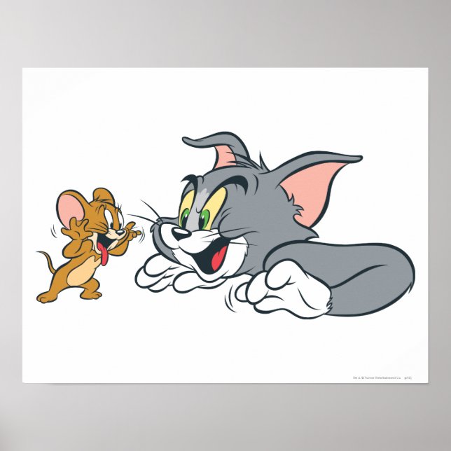 Tom och Jerry Make Ansikte Poster (Framsidan)