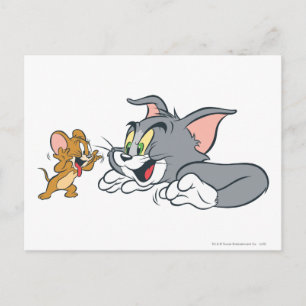 Tom och Jerry Make Ansikte Vykort