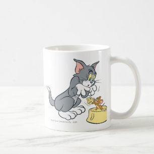 Tom och Jerry matar katten Kaffemugg