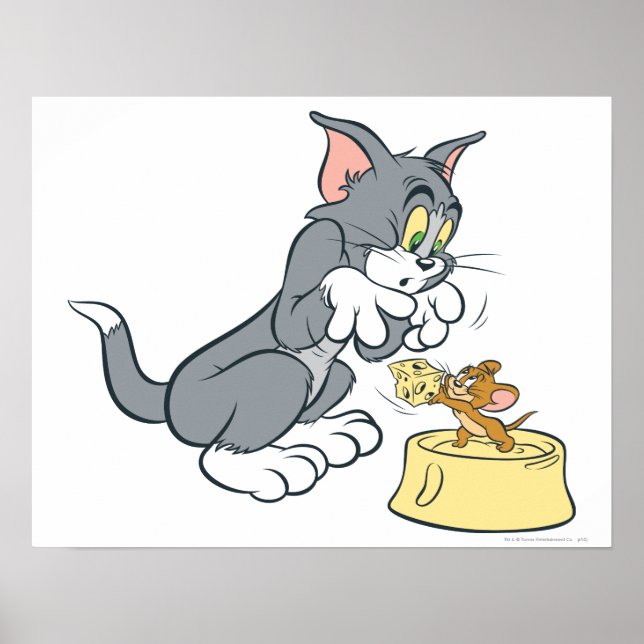 Tom och Jerry Matar katten Poster (Framsidan)