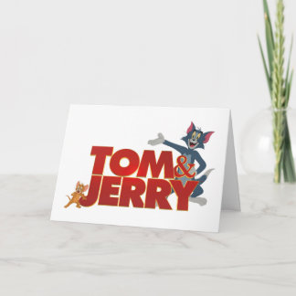 Tom och Jerry med Logotyp Kort