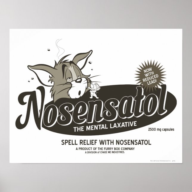 Tom och Jerry Nosensatol Poster (Framsidan)