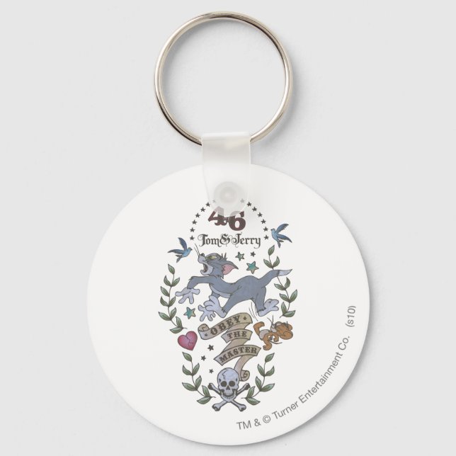 Tom och Jerry Obey Master 2 Nyckelring (Framsida)