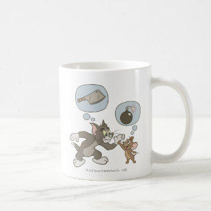Tom och Jerry ondskatankar Kaffemugg