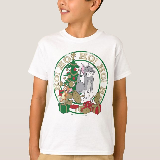 Tom och Jerry Open Presenter T Shirt (Framsida)